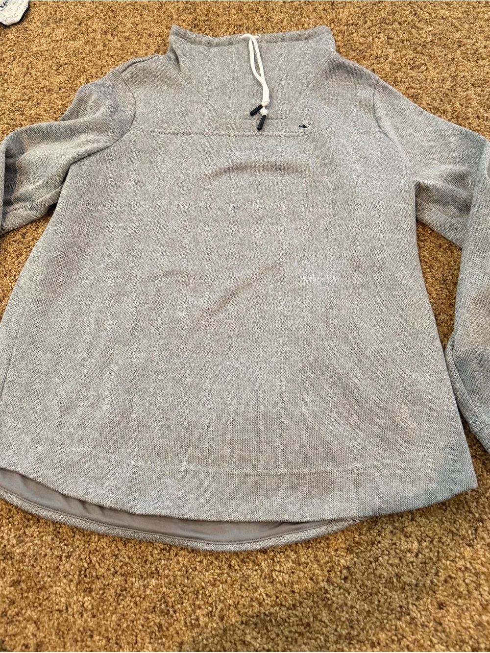 Vineyard Vines Light Gray Women's Pullover cowl neck